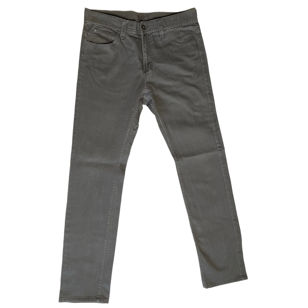 H&M Divided Jeans Slim Fit Regular Waist Skinny Leg Gray Size 32